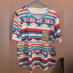 Southern Stitch Golden Pocket T-Shirt.